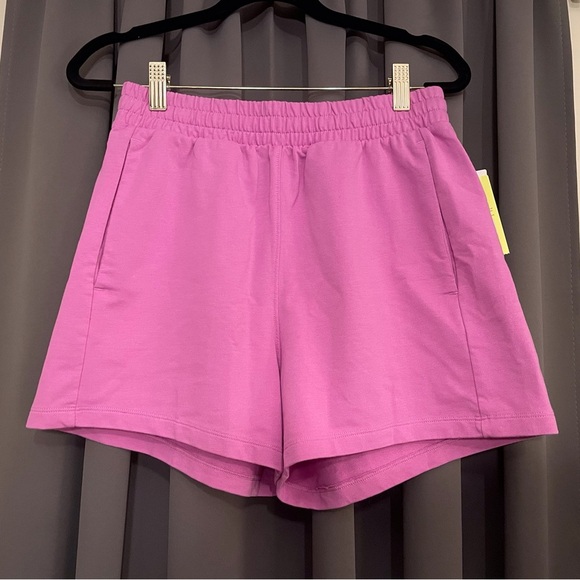 all in motion Pants - All In Motion High Rise Terry Shorts in Purple